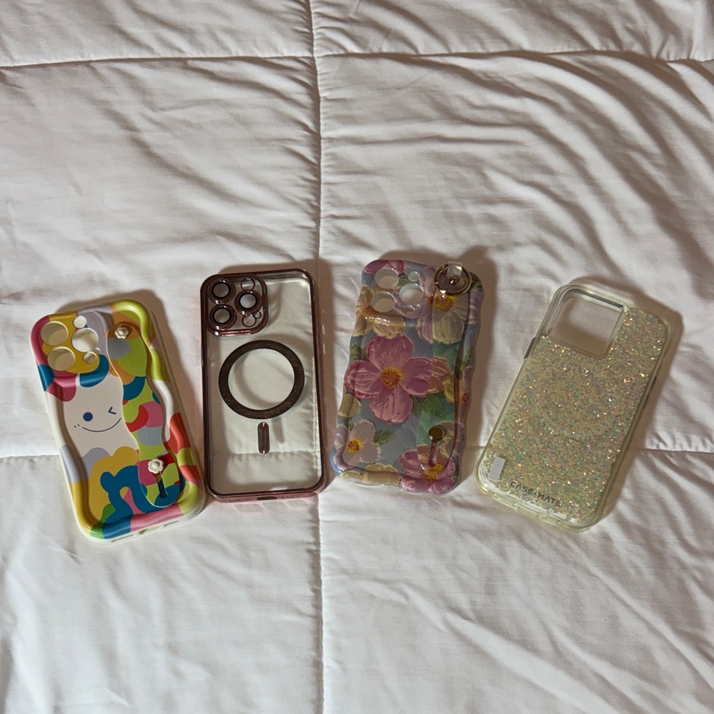Colorful iPhone 15 pro max Phone Case Set